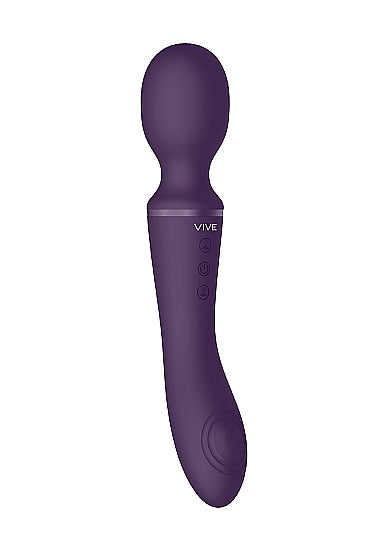 Shots Toys | VIVE Enora Wand and Vibrator Double Ended Purple