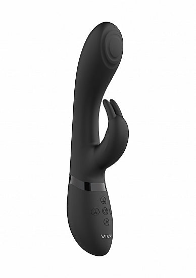 Shots Toys | VIVE Cato Pulse Wave G-Spot Rabbit Vibrator Black