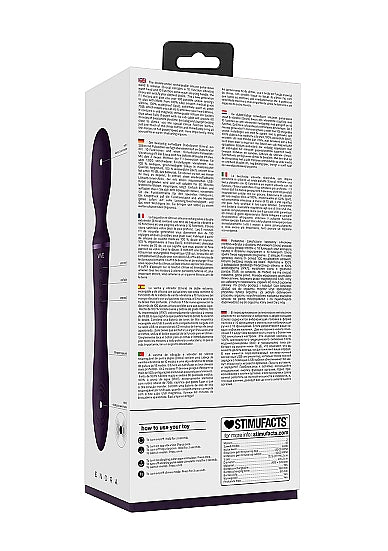 Shots Toys | VIVE Enora Wand and Vibrator Double Ended Purple