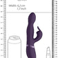 Shots Toys | VIVE Niva 360 Degrees G-Spot Rabbit Vibrator USB Rechargeable Purple