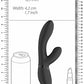 Shots Toys | VIVE Kyra Pulse Clitoral Rabbit Vibrator USB Rechargeable Black