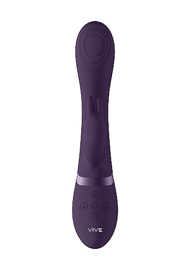 Shots Toys | VIVE Cato Pulse Wave G-Spot Rabbit Vibrator Purple