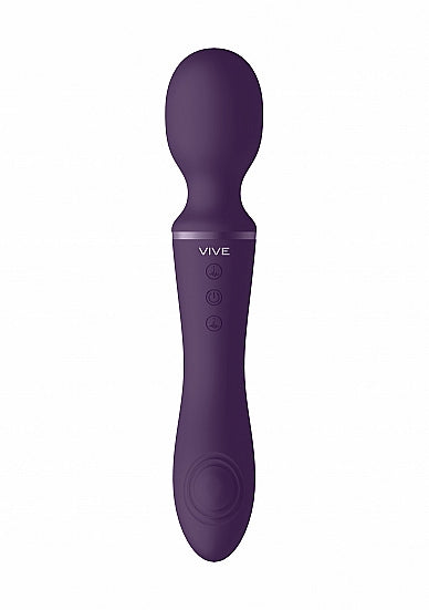 Shots Toys | VIVE Enora Wand and Vibrator Double Ended Purple