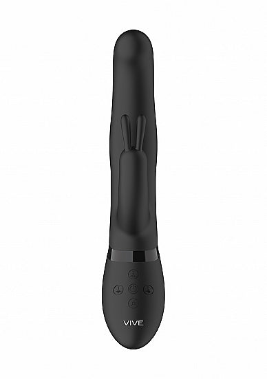 Shots Toys | VIVE Izara Rotating Beads G-Spot Rabbit Vibrator Black