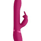 Shots Toys | VIVE Amoris 23cm USB Rechargeable Beads Rabbit Vibrator Pink