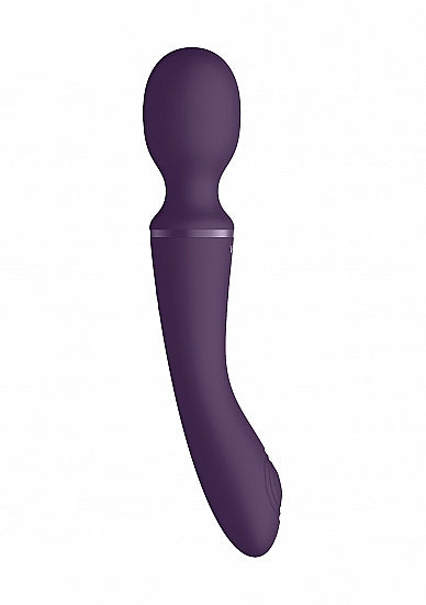 Shots Toys | VIVE Enora Wand and Vibrator Double Ended Purple