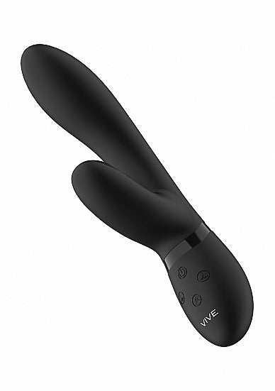 Shots Toys | VIVE Kyra Pulse Clitoral Rabbit Vibrator USB Rechargeable Black