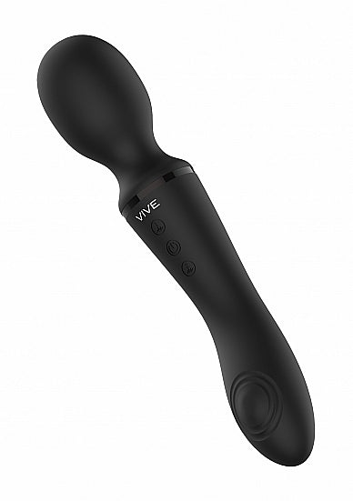 Shots Toys | VIVE Enora Wand and Vibrator Double Ended Black