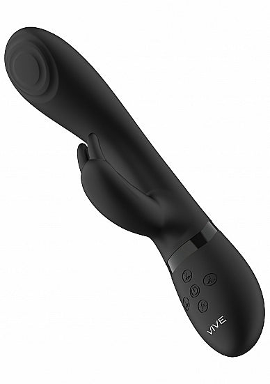 Shots Toys | VIVE Cato Pulse Wave G-Spot Rabbit Vibrator Black