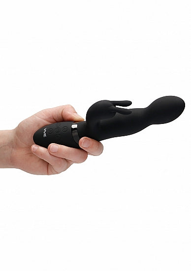 Shots Toys | VIVE Niva 360 Degrees G-Spot Rabbit Vibrator USB Rechargeable Black