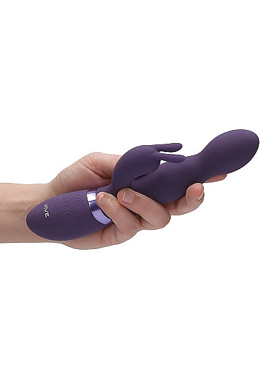 Shots Toys | VIVE Niva 360 Degrees G-Spot Rabbit Vibrator USB Rechargeable Purple