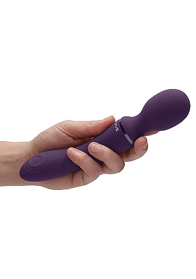 Shots Toys | VIVE Enora Wand and Vibrator Double Ended Purple