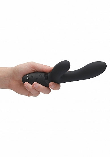 Shots Toys | VIVE Kyra Pulse Clitoral Rabbit Vibrator USB Rechargeable Black