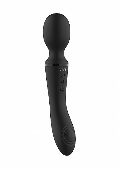 Shots Toys | VIVE Enora Wand and Vibrator Double Ended Black