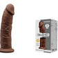 Adrien Lastic Silexd 7.5" Model 2 Realistic Silicone Dildo - Brown