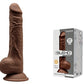 Adrien Lastic Silexd 9.5" Model 3 Realistic Silicone Dildo - Brown