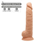 Adrien Lastic Silexd 10" Model 1 Realistic Silicone Dildo - Flesh