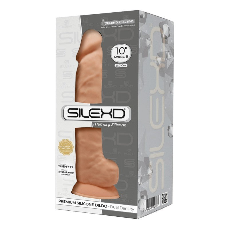 Adrien Lastic Silexd 10" Model 1 Realistic Silicone Dildo - Flesh