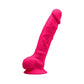 Adrien Lastic Silexd 8" Model 1 Realistic Silicone Dildo - Pink