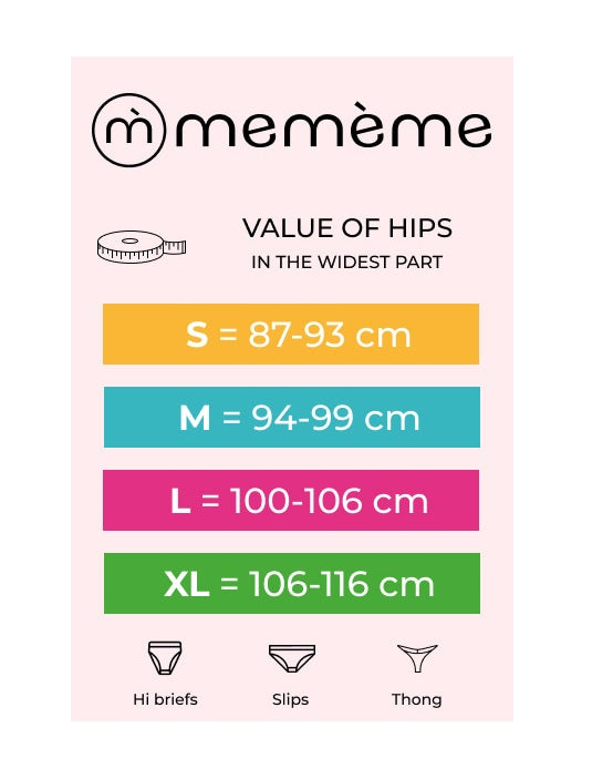 MeMeMe Lingerie Mandala Happiness Thong Size S/M/L/XL