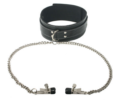 Master Series Coveted Collar And Clamp Union Nipple Clamps