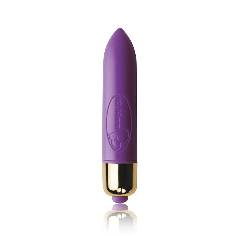 Rocks Off Petite Sensations Bubbles Bullet Vibrating Anal Butt Plug Purple