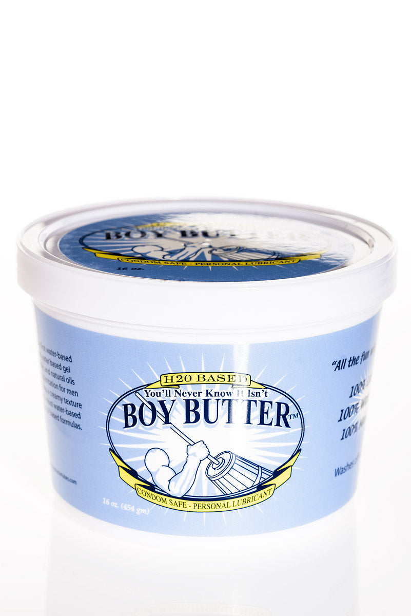 Boy Butter H2O Tub Water Based Lube Lubricant 16oz