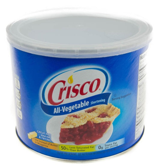 Crisco All-Vegetable Shortening Canister 16oz/440g