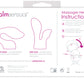 PalmPower PalmSensual Massager Heads Pink (For use with PalmPower)