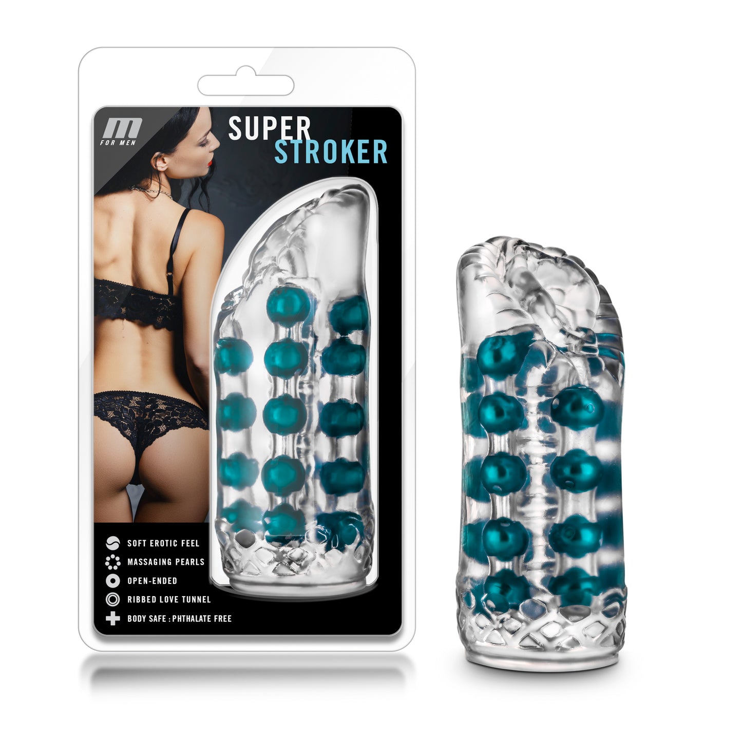 Blush Novelties | M for Men Super Stroker Clear