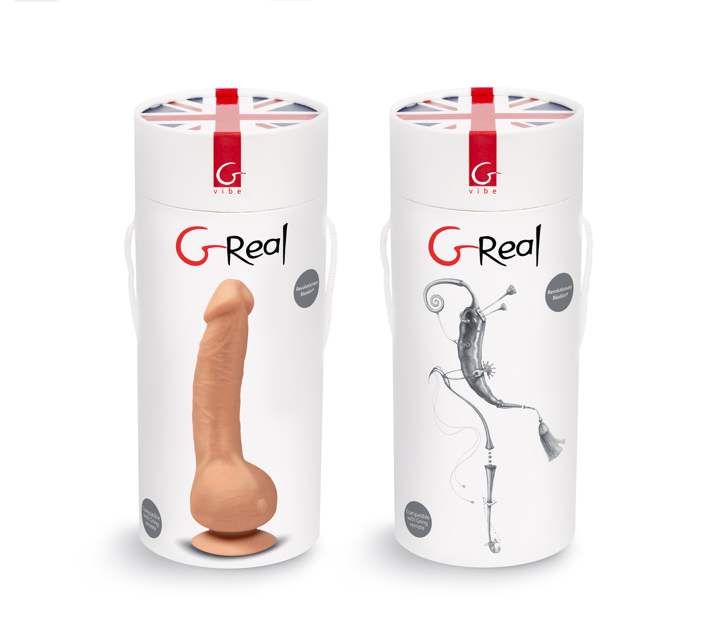 Gvibe | Greal Flesh w Suction Cup