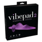 Vibepad 2 - Remote Control Vibrating Pad - Ride on the Waves of Pleasure!