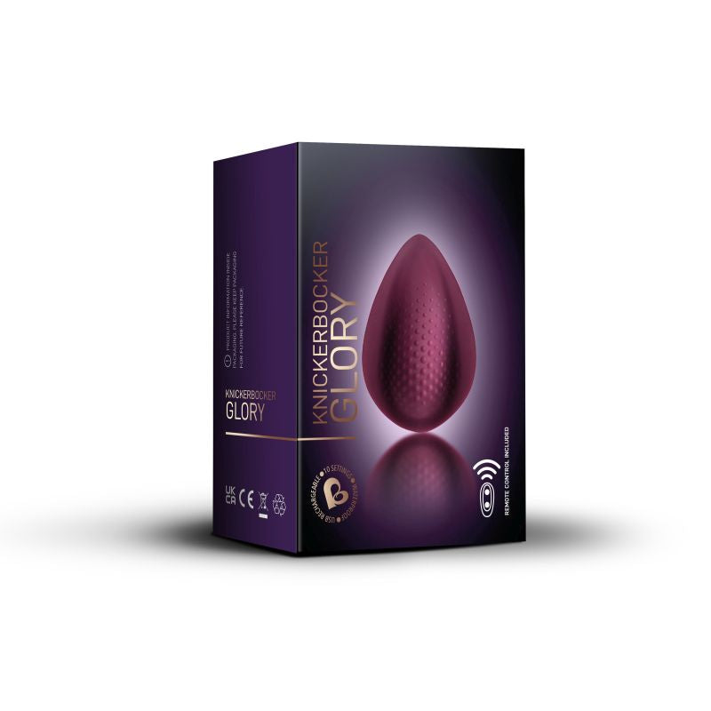 Rocks Off Knickerbocker Glory Panty Vibe Vibrator w Remote Control Burgundy