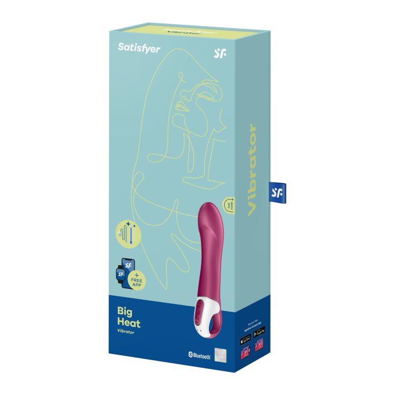 Satisfyer Big Heat Warming G-Spot Vibrator Plum