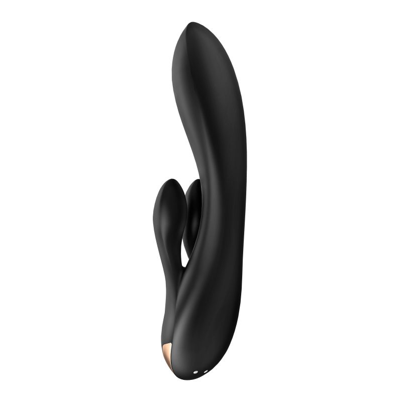 Satisfyer Double Flex App Rabbit Vibrator Black