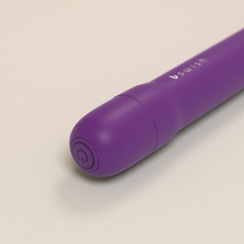 B Swish Bswish Bgee Classic Purple 7" Magic Wand G-Spot Vibrator