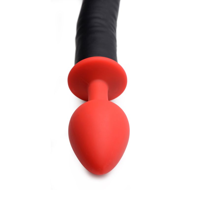 Tailz | Devil Tail Anal Plug & Horn Set Black