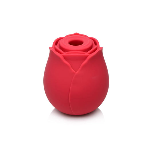 Inmi | 10X Wild Rose Silicone Suction Stimulator - Red