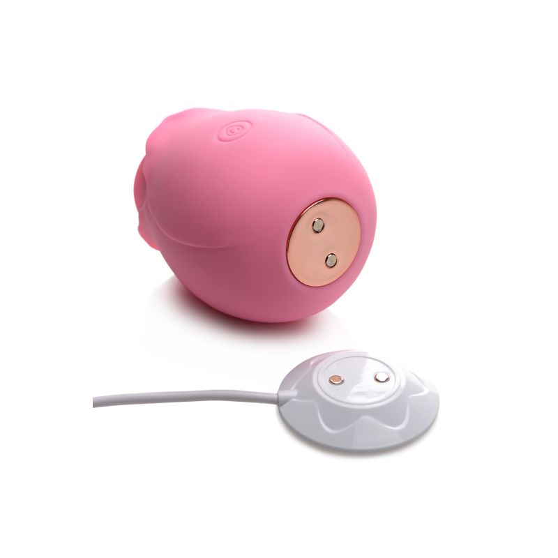 Inmi | 10X Wild Rose Silicone Suction Stimulator - Pink