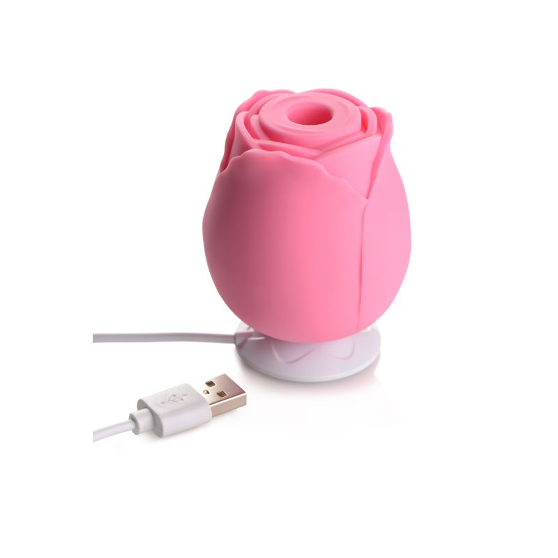 Inmi | 10X Wild Rose Silicone Suction Stimulator - Pink