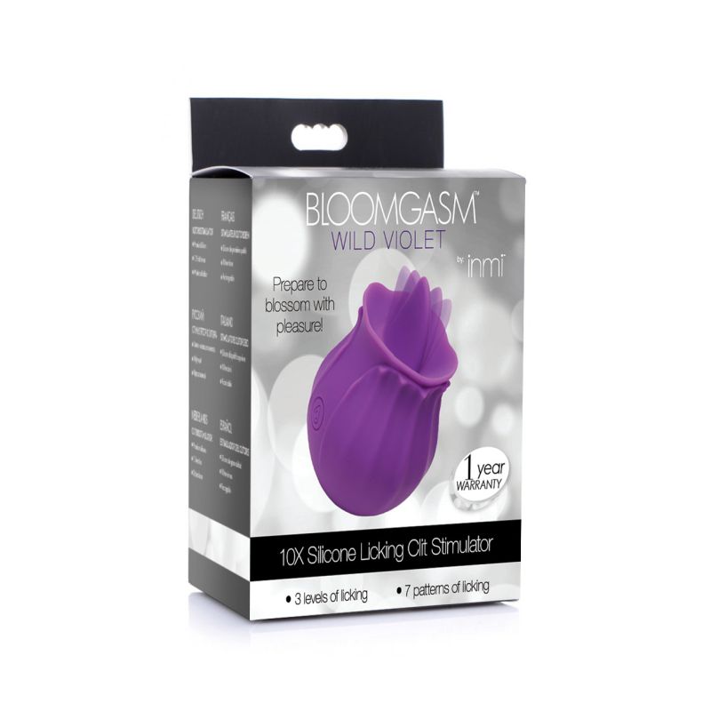 Inmi | Bloomgasm Wild Violet 10X Licking Clit Stimulator