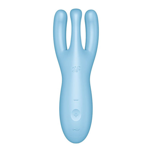 Satisfyer Threesome 4 Connect App Layon Vibrator Blue