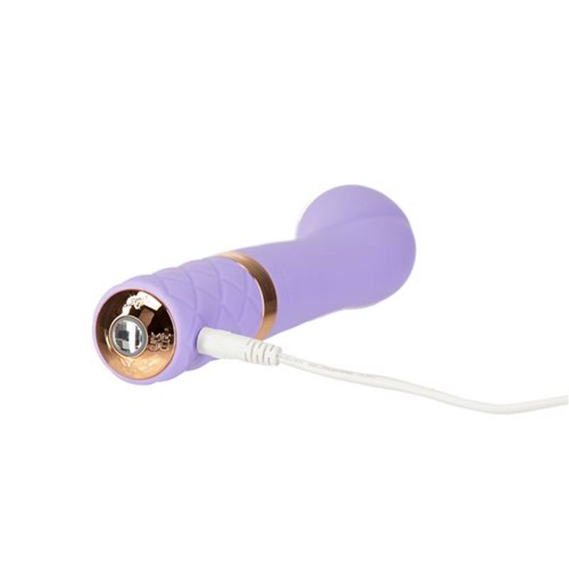 Pillow Talk Special Edition Sassy G Spot Massager w Swarovski Crystal Purple