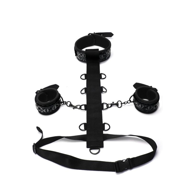 Whipsmart Diamond Body Restraint 3 Piece Set Black