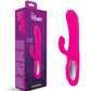 Viben Hypnotic Thrusting Rabbit Vibe w Swinging Clit Stim Hot Pink