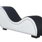 Daytona | Kama Sutra Chaise Love Lounge Studded Quilted 2 Tone Black/White