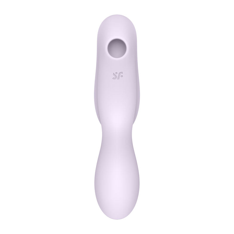 Satisfyer Curvy Trinity 2 USB Rechargeable Air Pulse Stimulator Vibrator Violet