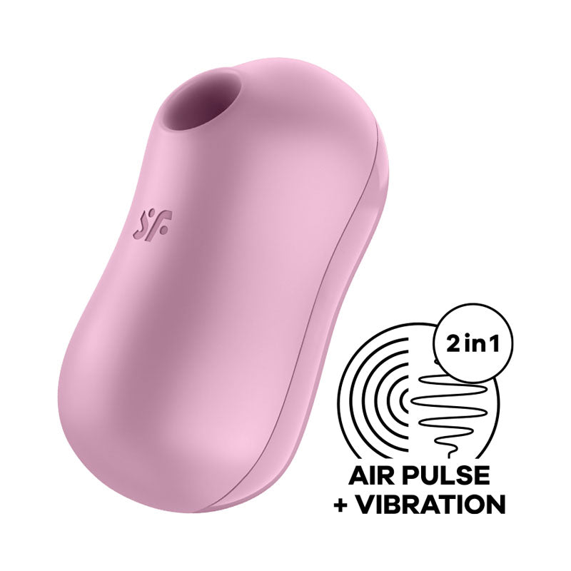 Satisfyer Cotton Candy USB Recharge Air Pulsation Clitoral Stimulator Lilac