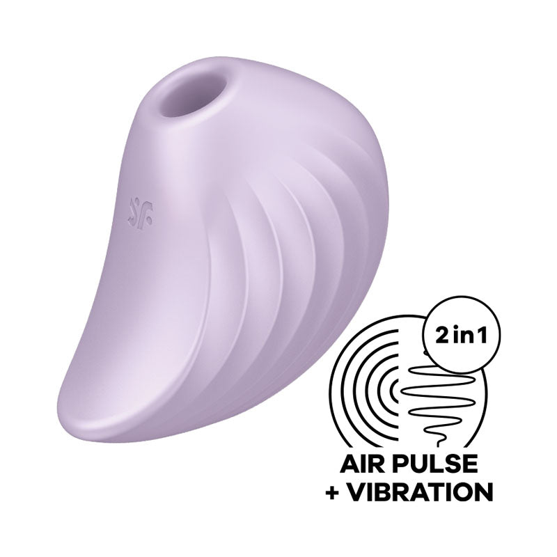 Satisfyer Pearl Diver USB Rechargeable Air Pulsation Clitoral Stimulator Violet