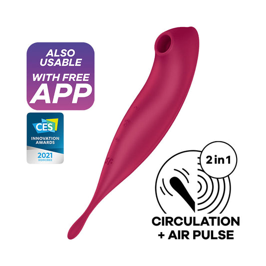 Satisfyer Twirling Pro+ - Dark Red